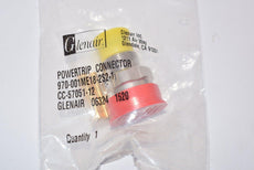 NEW Glenair 970-001ME18-2S2-1 Circular MIL Spec Connector Plug & Square Flange PC Tail Mate Kit