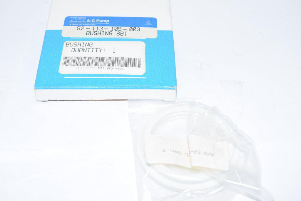 New Goulds 52-113-109-003 Teflon Bushing for Model CSO SBT ITT A-C Pump
