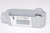NEW GRAINGER APPROVED LR-Style 1/2'' Conduit Outlet Body, Threaded Aluminum, 4.25 cu. in, 11Y582A