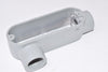 NEW GRAINGER APPROVED LR-Style 1/2'' Conduit Outlet Body, Threaded Aluminum, 4.25 cu. in, 11Y582A