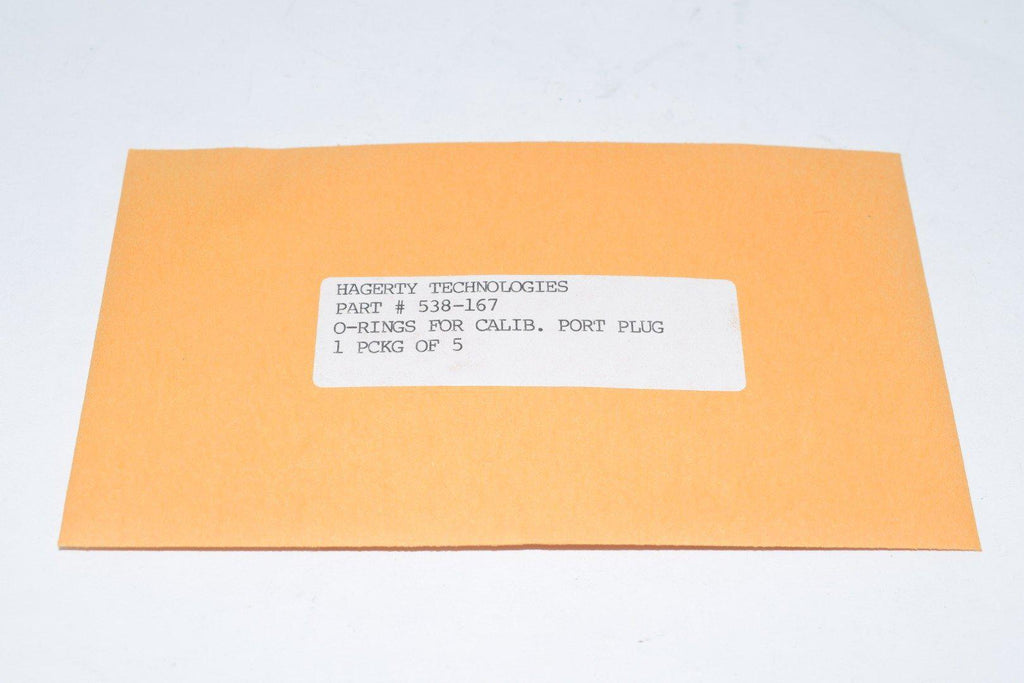 NEW Hagerty Technologies 538-167 O-Rings For Calib. Port Plug
