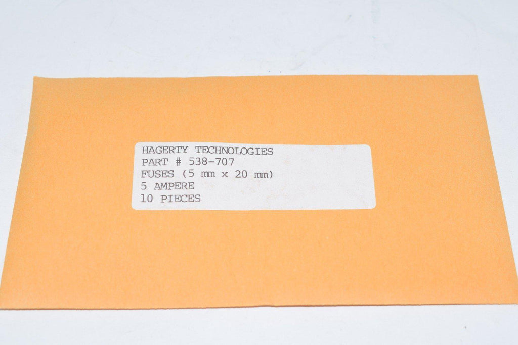 NEW Hagerty Technologies 538-707 10 Pieces