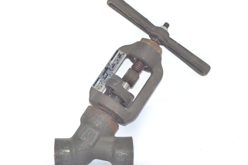 NEW Hancock 4102W1NBJ 1/2'' Angle Globe Valve, B16.34 6700 CWP 2505 PSI