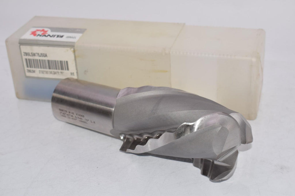 NEW Hanita 3'' x 2'' x 5'' x 8-3/4''-R-.75'' L.H 3 Flute Crest Cut End Mill ZB6L5W76J50A 434969