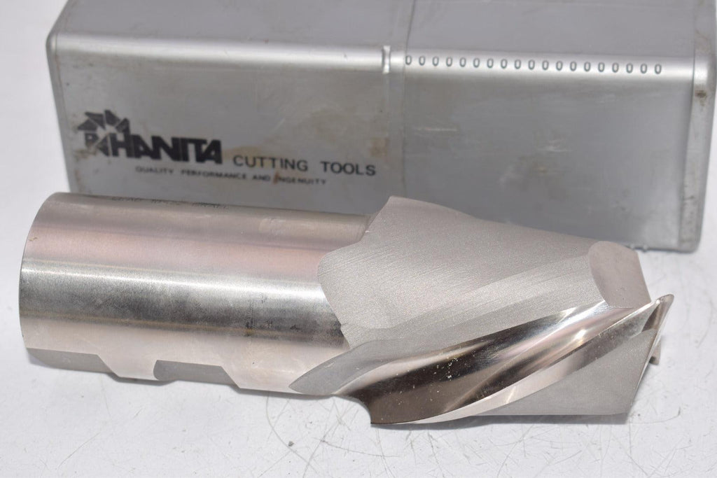 NEW HANITA 3772 HSS 2-1/2'' x 2'' x 3'' M/A-3 2 Flute Finishing End Mill