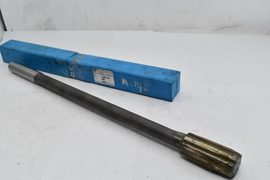 NEW Hannibal Carbide 1.2800'' 6/08 Chucking Reamer Extended Length 21'' OAL
