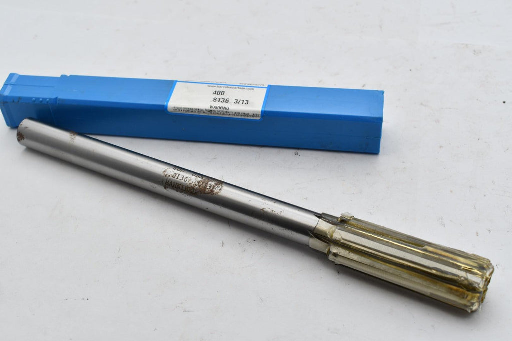 NEW Hannibal Carbide 400 .8136'' 3/13 Chucking Reamer