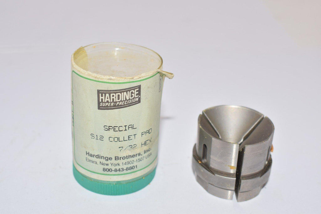 NEW Hardinge Special S12 Collet Pad 7/32 HEX