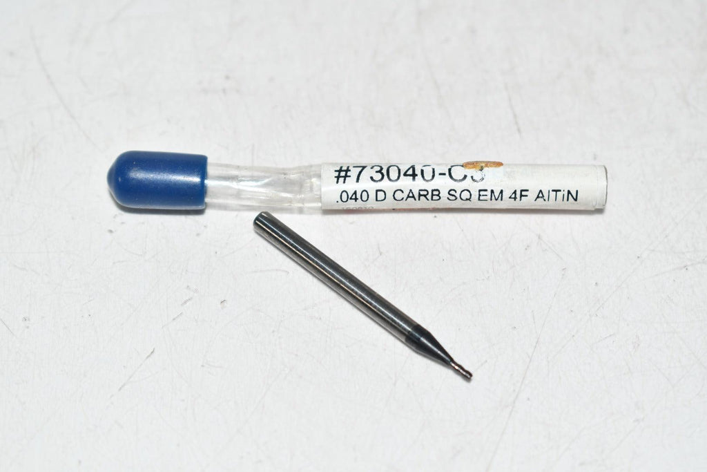 NEW Harvey Tool 73040-C3 0.0400'' 4FL AlTiN Coated Carbide Square End Mill
