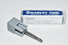 NEW Harvey Tool 74400 Miniature End Mills - Ball 0.1000'' dia 0.3000'' LOC 1-1/2'' OAL