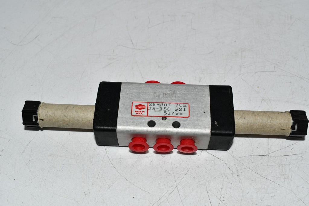 NEW HERION 26-307-70E SOLENOID VALVE 25-150 PSI NO COILS