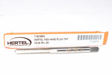 NEW Hertel 77429868 10-24 UNC, H2, 3 Flute, Bright Finish, High Speed Steel Straight Flute Standard Hand Tap