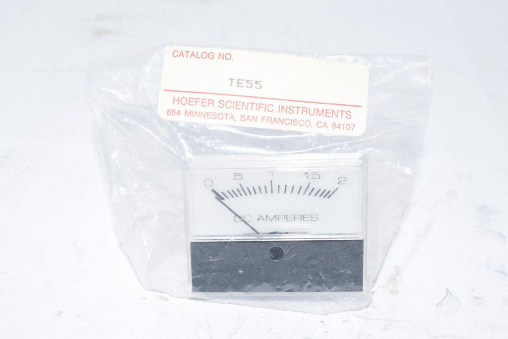 NEW Hoefer Scientific TE55 Panel Meter Gauge 0-20 DC Amps