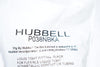 NEW Hubbell P038NBKA Insulated Connector, 3/8 In., Nylon, Straight