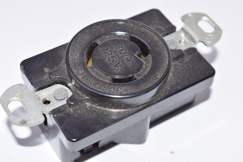 NEW, Hubbell, Twist-Lock, 20A, 125V, Strip Cage, 3 Prong, Receptacle