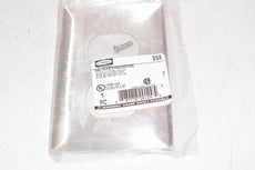 NEW Hubbell Wallplate 1 Gang Duplex Stainless Steel SS8 Smooth Type 302/304