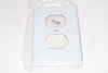 NEW Hubbell Wallplate 1 Gang Duplex Stainless Steel SS8 Smooth Type 302/304