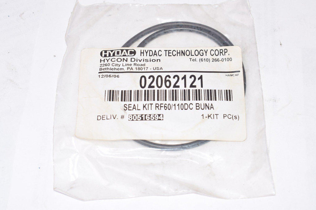 NEW Hydac 02062121 Seal Kit RF60/110DC BUNA
