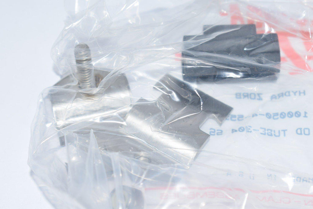 NEW HYDRAZORB 100050-4-555 TUBE CLAMP 1/2IN OD 304-SS 1/4IN/LINE SIZE