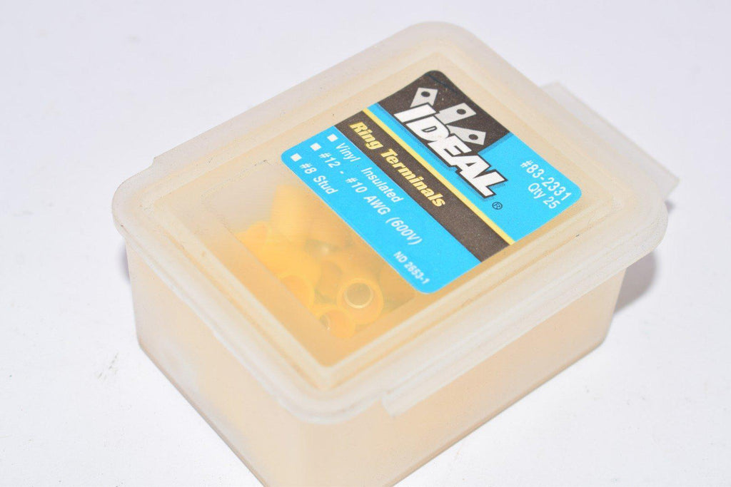 NEW, Ideal, 83-2331, Ring Terminals, Vinyl Insulated, #12-10, AWG, 600v