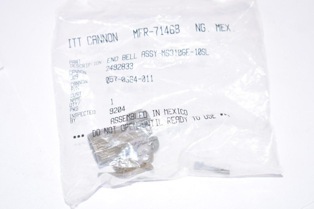 NEW ITT Cannon MFR-71468 End Bell Assembly Kit
