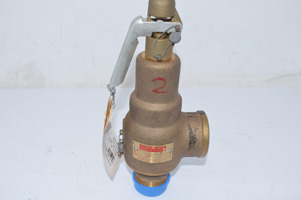NEW J.E. Lonegran FBFG 9371 Pressure Relief Valve 1-1/4 x 1-1/2 75 PSI