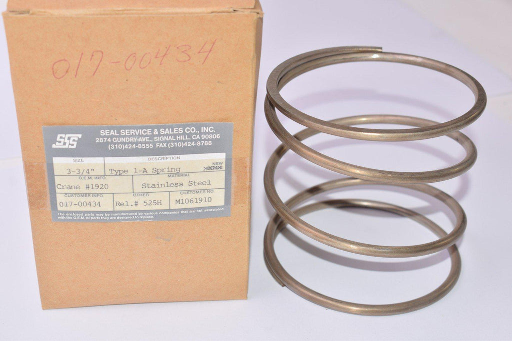 NEW John Crane Inc. Part: 1920 3-3/4'' Type 1-A Spring Stainless Steel