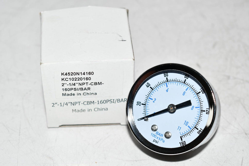 NEW K4520N14160 2'' Pressure gage 160 PSI