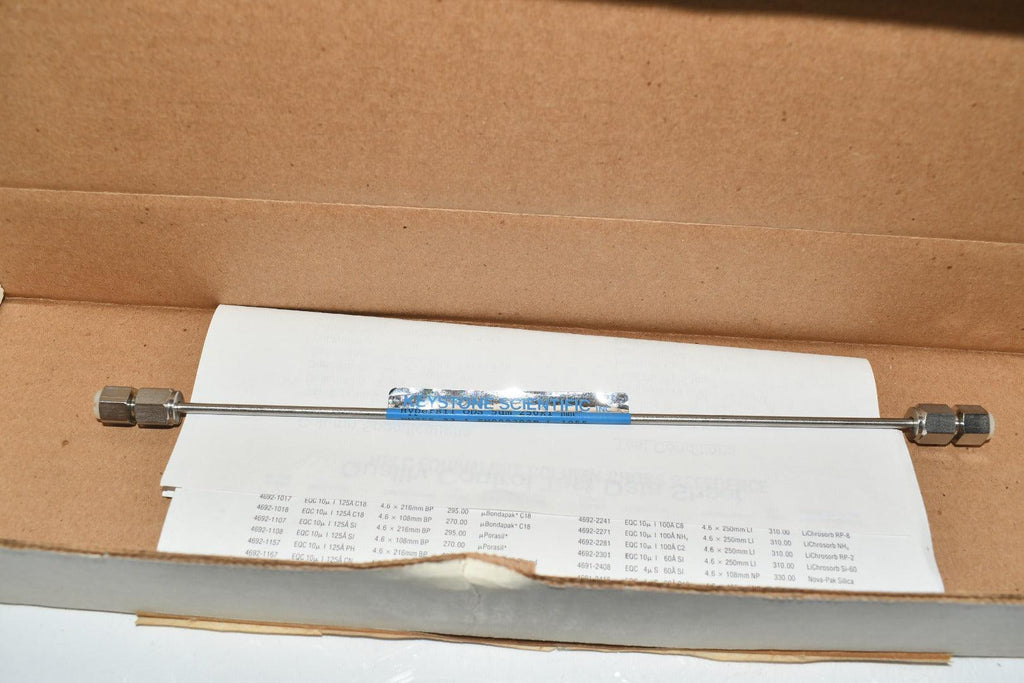 NEW Keystone 255-33-1 HPLC Column Hypersil ODS 5um 250x1 mm