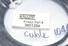 NEW Knapp 3601284 Cable 1040-5-0 Connector