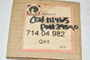 NEW Leybold 71404982 25x40x7, FPM Seal