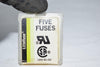 NEW Littelfuse 1/2A-273 5-Pack Fuses