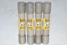 NEW Lot of 4 Buss SC-35 Time Delay Fuses 35A 300V