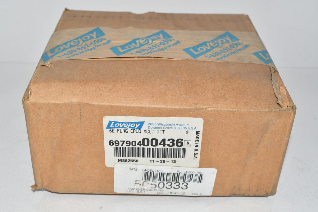 NEW Lovejoy 69790400436 Flanged Coupling Accessory Kit 6E M862550