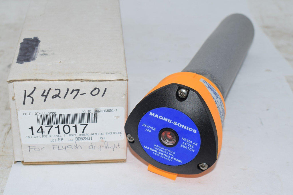 NEW MAGNE-SONICS Series 100 Ultrasonic Gap Liquid Level Switch NEMA 4X