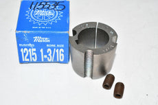 NEW Martin 1215 1 3/16 Taper Lock Bushing - 1215 Series, 1.1875 in Bore, 1/4 x 1/8 in Keyway, STEEL Material
