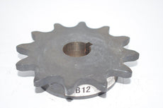 NEW Martin 2042B12 Double Pitch Stock Bore Sprockets - 2042 / 1 in, B Hub, 12 Teeth, 0.6250 in Stock Bore, Steel Material