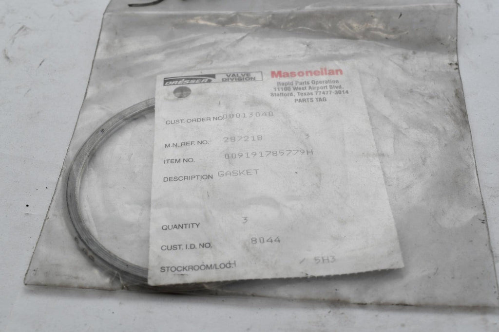 NEW Masoneilan Dresser 009191785779H Gasket Seal Part