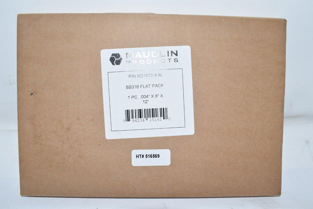 NEW MAUDLIN STAINLESS STEEL SHIM M316124M SS316 FLAT PACK .004''x8''x12''