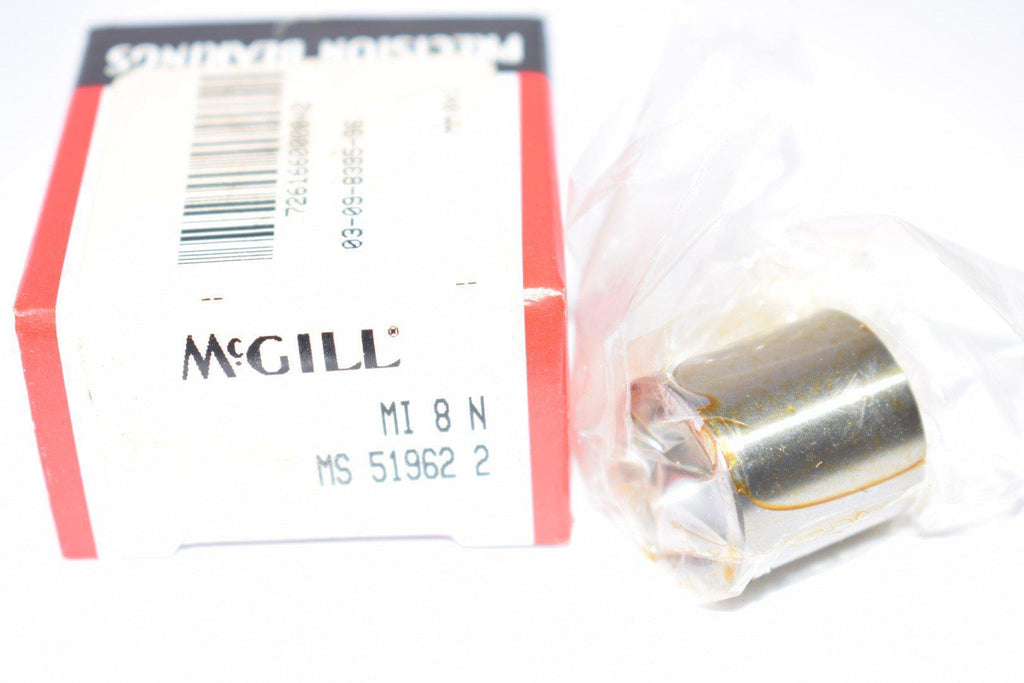 NEW McGill MI 8 N Needle Roller Bearing Inner Ring - 0.5000 in Bore, 0.7493 in OD