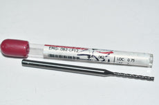 NEW MELIN EMG-.062-LF12 Carbide Micro End Mill Cutter 1/16'' DIA., 1/8'' SHANK, 0.750'' LOC