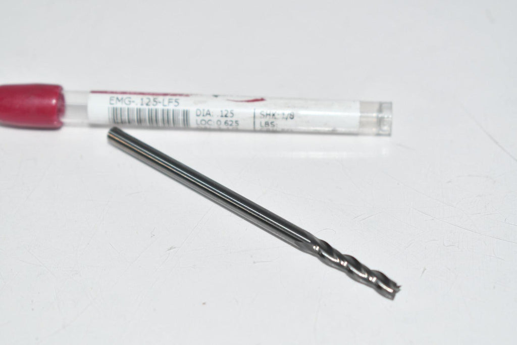NEW MELIN TOOL EMG-.125-LF5 Carbide Micro End Mill Sq 0.125''X5/8