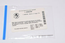 NEW Meyer Gage 1.49MZM Minus Z Pin, 1.49 mm, E52100