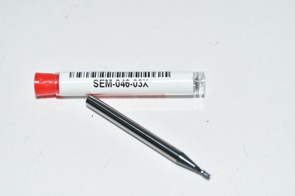 NEW Micro 100 SEM-046-03X 3/64'' 3 Flute Carbide End Mill SQ