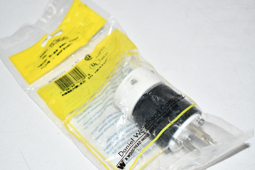 NEW NEW DANIEL WOODHEAD NEMA 5-20, 20 AMP 125 VOLT SAFEWAY PLUG 5366 Heavy Duty