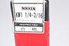 NEW NIKKEN KM1 1/4-3/16 Straight Collet Milling Chuck Sleeve, CNC Machinist Tooling