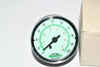 NEW Numatics 214-129 Pressure Gauge 0-100 PSI 1/4? NPT 2? Dia. Center Back Mount