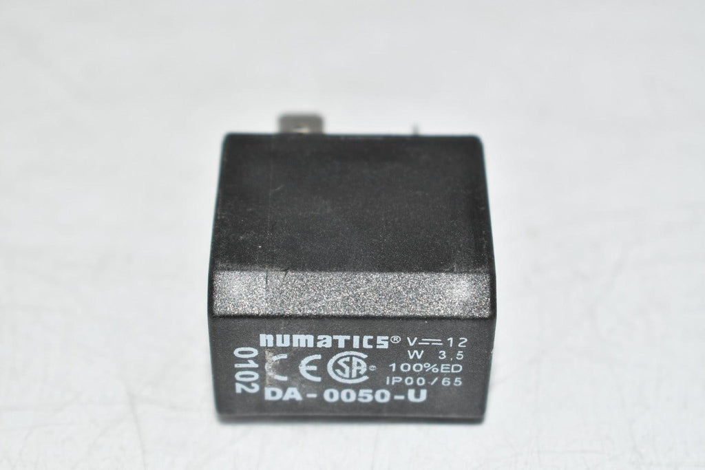 NEW NUMATICS DA-0050-U DA0050U 12Vdc Solenoid Coil Plug