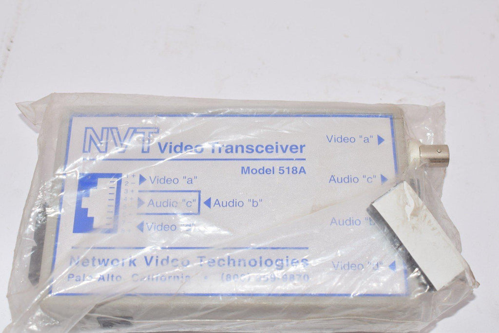 NEW NVT NV-518A Dual Video Audio Active Transceiver