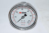 NEW OEM Press Systems 0-628 lbs. Pressure Gauge 4'' Wika 1/4'' NPT